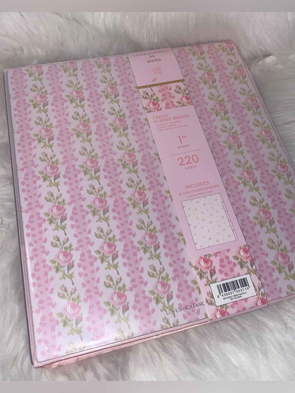 LoveShackFancy x Target - Yoobi New 1" Binder and 5-Tab Dividers